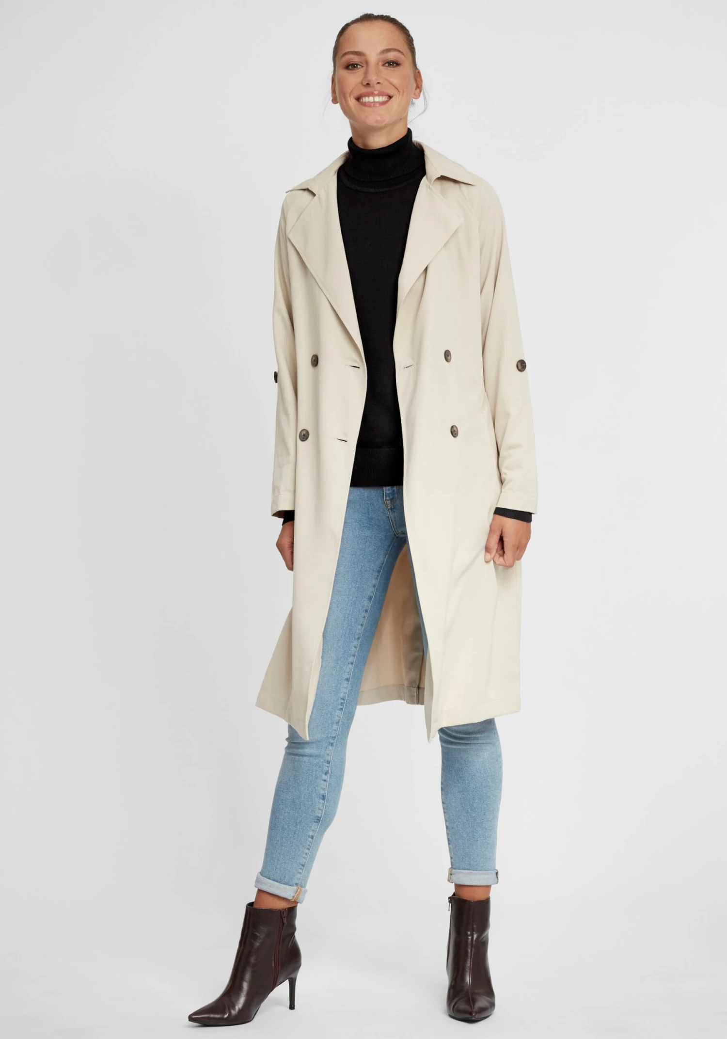 OXMO Pullover Rollkragenpullover Wina Frauen Schwarz 3 OXMO Pullover Rollkragenpullover Wina Frauen Schwarz – Bild 3