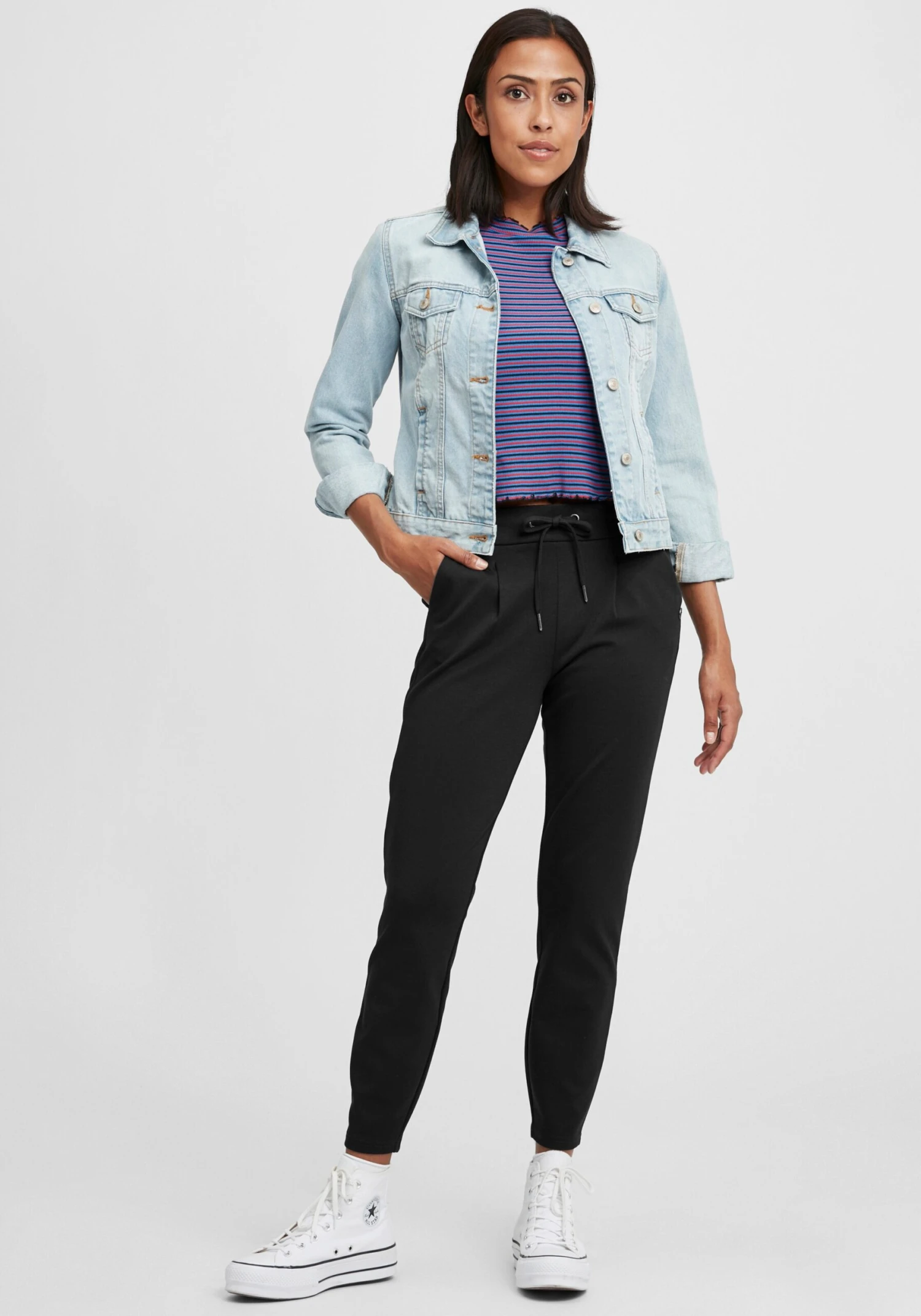 OXMO Jogginghosen Loosefit Hose Anita Frauen Schwarz 3 OXMO Jogginghosen Loosefit Hose Anita Frauen Schwarz – Bild 3