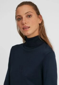 OXMO Pullover Rollkragenpullover Wina Frauen Dunkelblau -OXMO Verkaufs-Shop 2fdc9a94203620d1db5cd0c3b9353588