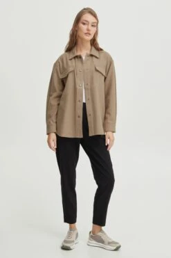 OXMO Übergangsjacken Übergangsjacke "OXValen" Frauen Beigemeliert -OXMO Verkaufs-Shop 30861a4554827f820108359c110c790e