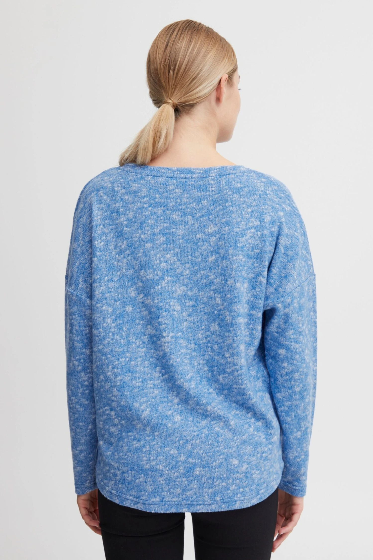 OXMO Pullover Strickpullover Oxsanne Frauen Kobaltblau 3 OXMO Pullover Strickpullover Oxsanne Frauen Kobaltblau – Bild 3