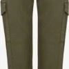 OXMO Cargohosen Tapered Cargohose Frauen Oliv