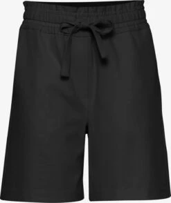 OXMO Shorts Regular Sweatshorts Daniella Frauen Schwarz