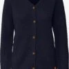 OXMO Strickjacken Strickjacke Helga Frauen Marine