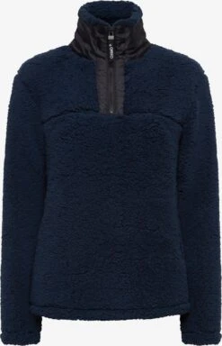 OXMO Pullover Troyer ELINA Frauen Dunkelblau