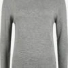 OXMO Pullover Rollkragenpullover Wina Frauen Grau
