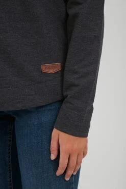 OXMO Sweatjacken Kapuzensweatjacke WANDA Frauen Dunkelgrau -OXMO Verkaufs-Shop 38b1002a9d8b77abd07ca269b2d69150