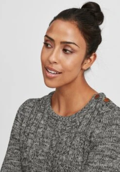 OXMO Feinstrickpullover Strickpullover Phia Frauen Grau / Dunkelgrau 10 OXMO Feinstrickpullover Strickpullover Phia Frauen Grau / Dunkelgrau -OXMO Verkaufs-Shop 38e33faf7a11cfe2ee3f422be2ba8d12