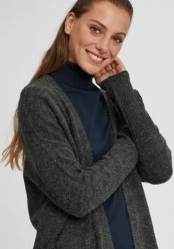 OXMO Strickjacken Strickjacke Gisele Frauen Grau -OXMO Verkaufs-Shop 39cda72d6bbbf4b725ad85ab5598b6ba