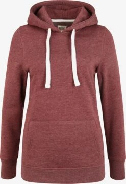 OXMO Kapuzenpullover Hoodie Olive Frauen Rot