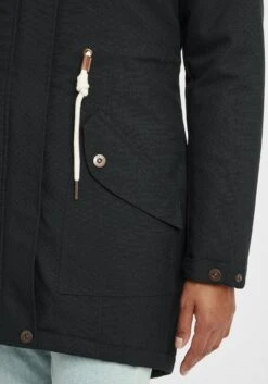 OXMO Jacken Parka Melly Frauen Schwarz -OXMO Verkaufs-Shop 3ca1c735f838ab7b518a413ec7ad3b0c