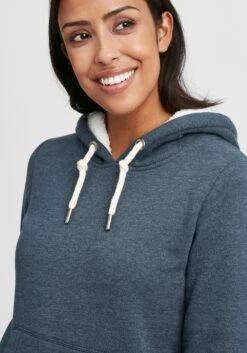 OXMO Kapuzenpullover Hoodie Binna Frauen Blau -OXMO Verkaufs-Shop 3ec99ada290938985d98b81257333622