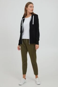 OXMO Sweatjacken Kapuzensweatjacke Frauen Schwarz 8 OXMO Sweatjacken Kapuzensweatjacke Frauen Schwarz -OXMO Verkaufs-Shop 40663e8292a8231f4b2a80a4b8ddd8a6