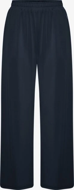 OXMO Stoffhosen Wide Leg Stoffhose OXBryndis Frauen Dunkelblau / Blaumeliert