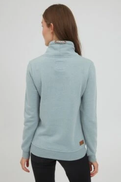 OXMO Feinstrickpullover Hoodie VIMPA Frauen Blau -OXMO Verkaufs-Shop 409f1845e789abec3ee4ecee5dc4b0a9