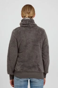 OXMO Pullover Fleecepullover ANNIKI Frauen Grau -OXMO Verkaufs-Shop 40c8c71f1e13ee5c09c038ee027131d2