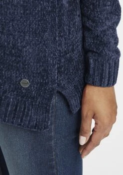 OXMO Feinstrickpullover Pullover Esmira Frauen Blau -OXMO Verkaufs-Shop 41936f008fb6d22ad0a6c0f199da0279