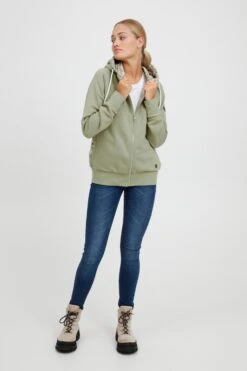 OXMO Sweatjacken Kapuzensweatjacke ULLA Frauen Grün 8 OXMO Sweatjacken Kapuzensweatjacke ULLA Frauen Grün -OXMO Verkaufs-Shop 425d9afb6e0ee19dead200210f903a52