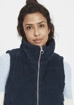 OXMO Westen Weste Videma Frauen Blau -OXMO Verkaufs-Shop 45fad35feee3d0d746b9ca5b863d6500