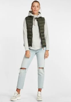 OXMO Hoodies Hoodie Amina Frauen Grau -OXMO Verkaufs-Shop 462c4f03aa73cf0ef01ff2687e177dbd