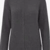 OXMO Strickjacken Strickjacke Sal Frauen Schwarz