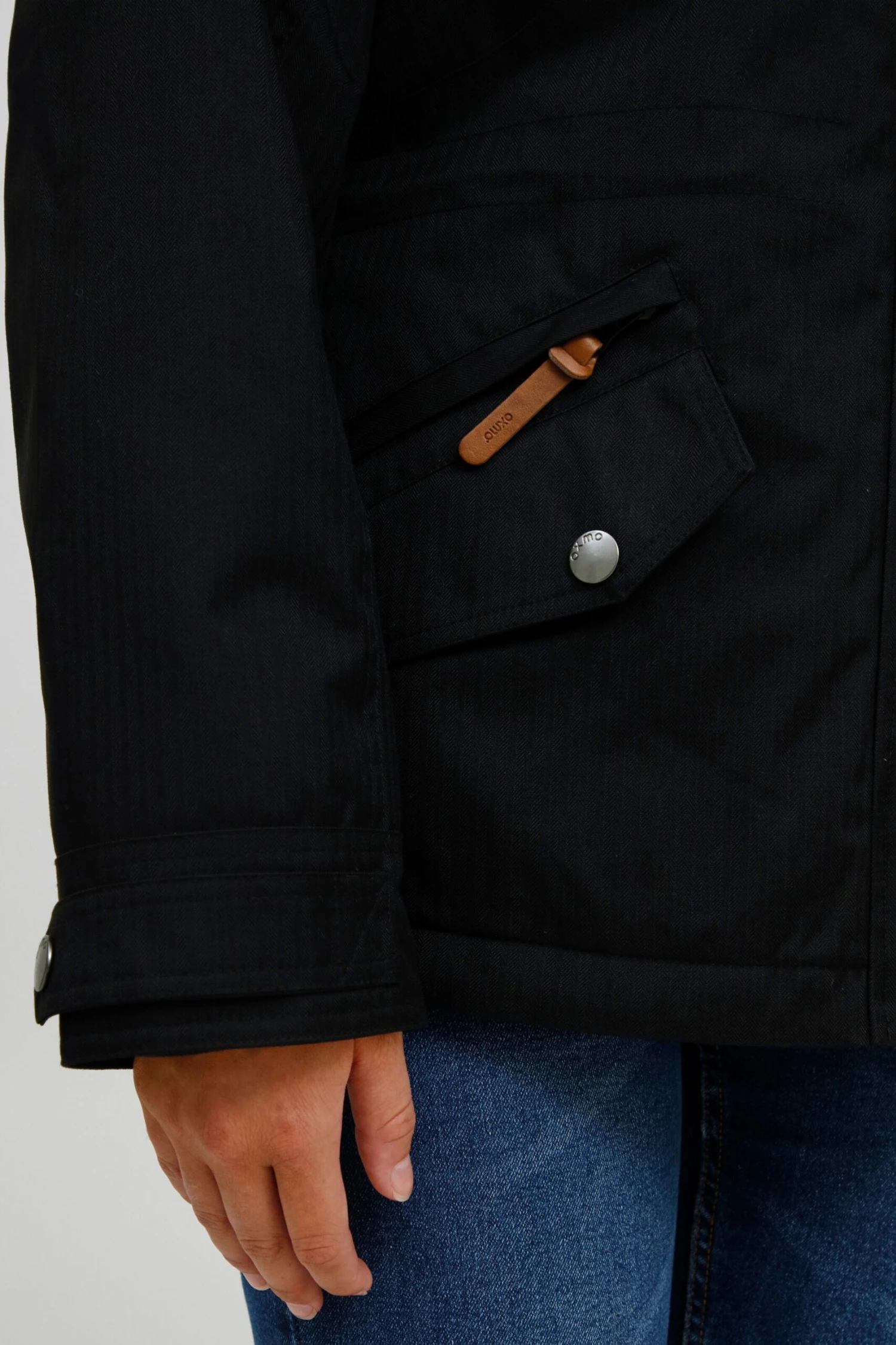 OXMO Übergangsjacken Kurzjacke BELISSA Frauen Schwarz 6 OXMO Übergangsjacken Kurzjacke BELISSA Frauen Schwarz – Bild 6