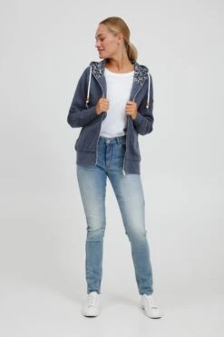 OXMO Sweatjacken Kapuzensweatjacke ULLA Frauen Dunkelblau 8 OXMO Sweatjacken Kapuzensweatjacke ULLA Frauen Dunkelblau -OXMO Verkaufs-Shop 4762bee6a744ceeb908350a6ed7c6b8a