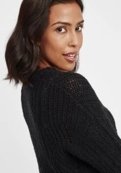 OXMO Feinstrickpullover Pullover Chiara Frauen Schwarz -OXMO Verkaufs-Shop 47d1a06e2bcb99d4ab1f6fb993a6f339