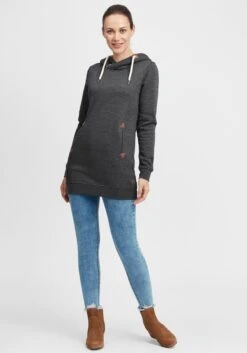 OXMO Hoodies Sweatshirt Vicky Pile Frauen Grau -OXMO Verkaufs-Shop 48bc0cb0a1f853fa7cff4f298bcafc71