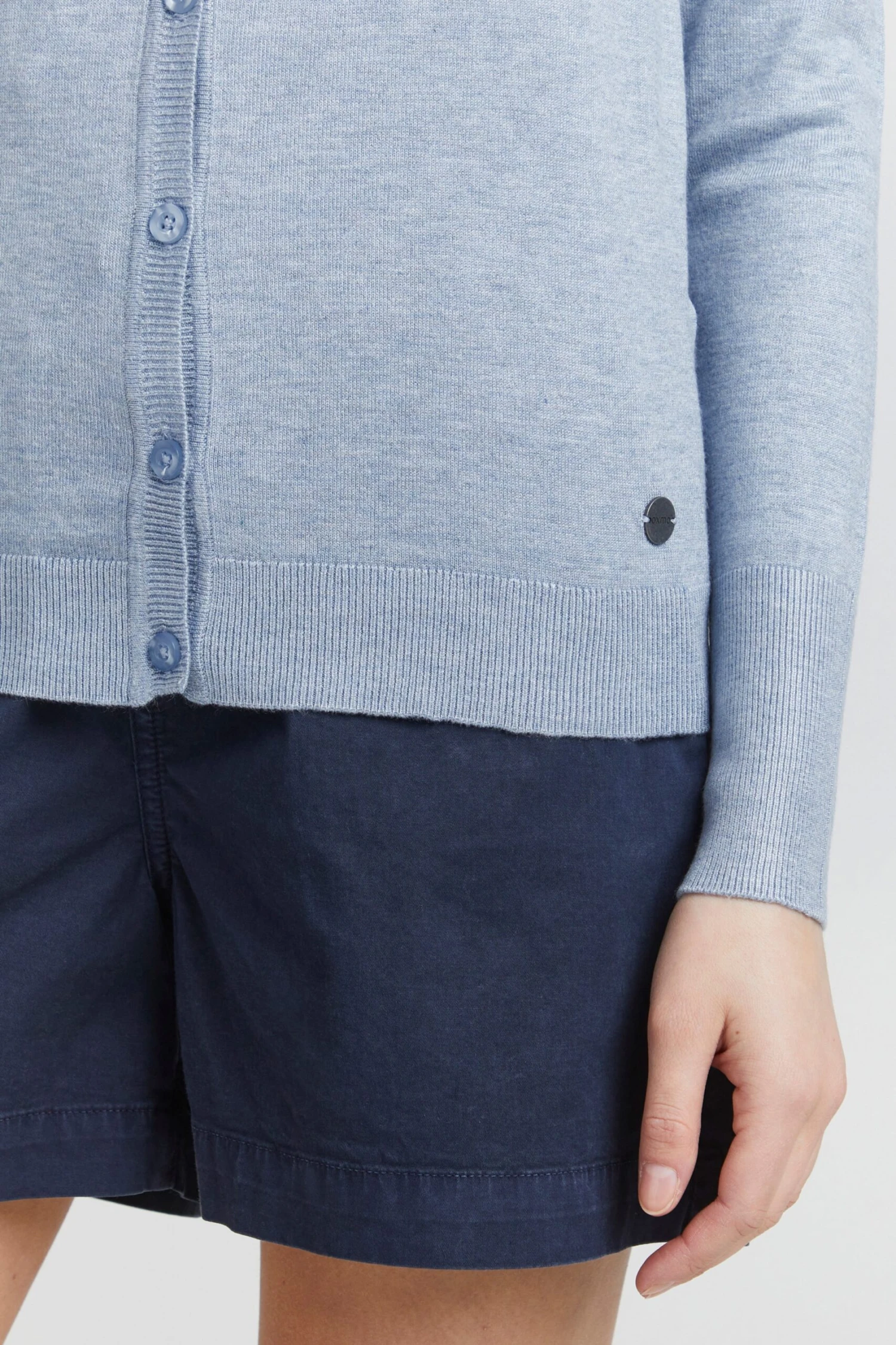 OXMO Strickjacken Strickjacke Hlin Frauen Blau 6 OXMO Strickjacken Strickjacke Hlin Frauen Blau – Bild 6