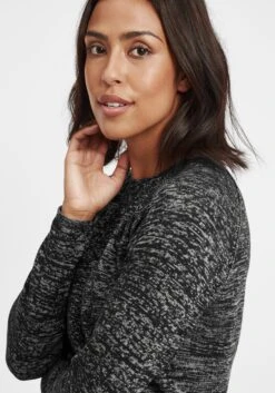 OXMO Feinstrickpullover Strickpullover Daniela Frauen Schwarz -OXMO Verkaufs-Shop 495c37280e5a489f8b08eeab403a6969