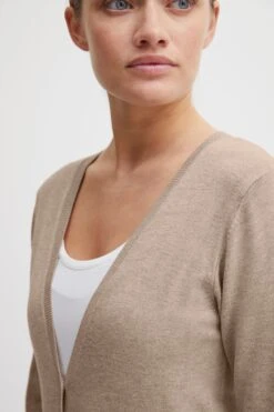 OXMO Strickjacken Strickjacke Oxhelene Frauen Braun -OXMO Verkaufs-Shop 4a9d4daee7ee71631f9e24b430bbc15a