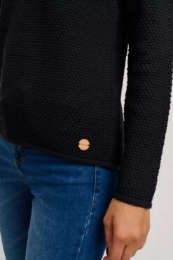 OXMO Pullover Strickpullover HANNA Frauen Schwarz -OXMO Verkaufs-Shop 4cfa6cbeec7164b99538fb77dc1702d6