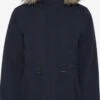 OXMO Winterjacken Winterjacke LONA Frauen Blaumeliert