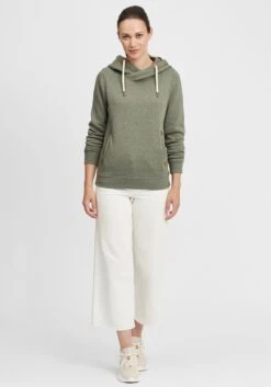 OXMO Hoodies Hoodie Vicky Frauen Grün / Khaki -OXMO Verkaufs-Shop 4fbcba4424a79109bd6e7eeb3109b37b
