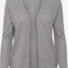 OXMO Strickjacken Strickjacke NENA Frauen Grau / Hellgrau