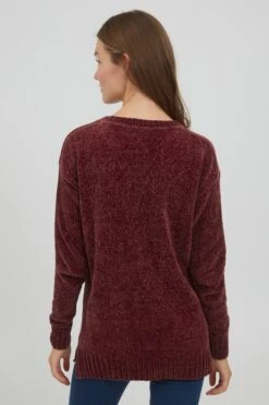 OXMO Basic Pullover Pullover Elvina Frauen Weinrot -OXMO Verkaufs-Shop 50153520b2bdb54dc83bf2482ad4dfa5