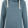 OXMO Hoodies Hoodie Julia Pile Frauen Blau / Hellblau