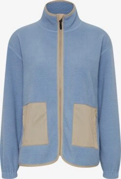 OXMO Übergangsjacken Fleecejacke Oxpiper Frauen Blau