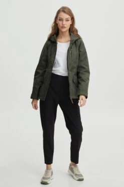 OXMO Übergangsjacken Übergangsjacke Bellissa Frauen Grün -OXMO Verkaufs-Shop 51b80d48474997e60e503e69e8a501bd