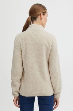 OXMO Sweatjacken Kapuzensweatshirtjacke Frauen Beige -OXMO Verkaufs-Shop 51d95e2b21492ce9c638ebe040c580bd