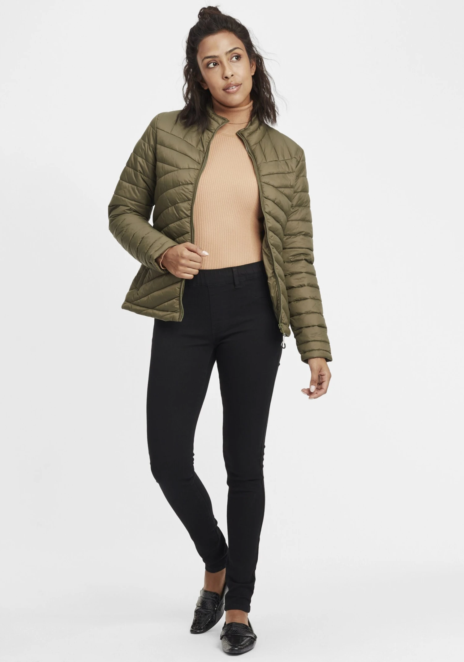 OXMO Übergangsjacken Steppjacke Leppa Frauen Grün 3 OXMO Übergangsjacken Steppjacke Leppa Frauen Grün – Bild 3