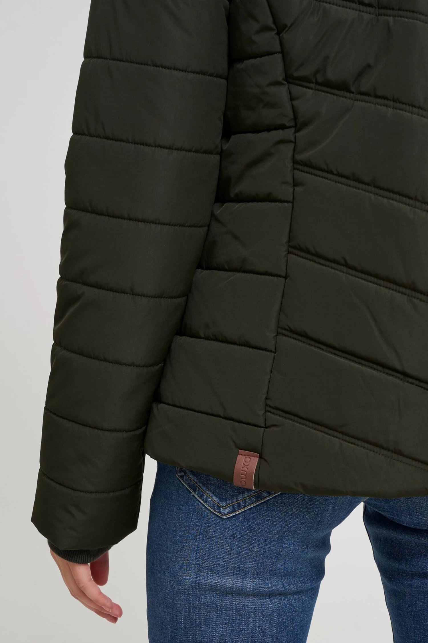 OXMO Winterjacken Winterjacke Mala Frauen Dunkelgrün 6 OXMO Winterjacken Winterjacke Mala Frauen Dunkelgrün – Bild 6