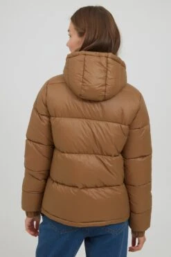 OXMO Winterjacken Winterjacke Frauen Braun -OXMO Verkaufs-Shop 53db39fb829051028a61a865c405ad32