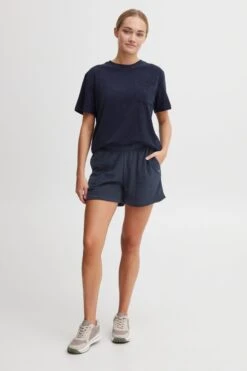 OXMO Shorts Regular Hose Frauen Blau 9 OXMO Shorts Regular Hose Frauen Blau -OXMO Verkaufs-Shop 548a678ef027a4959fee9f1287229208