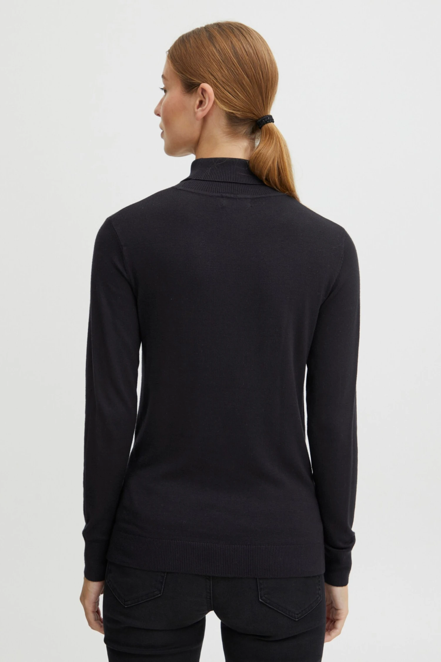 OXMO Rollkragenpullover Pullover Katja Frauen Schwarz 4 OXMO Rollkragenpullover Pullover Katja Frauen Schwarz – Bild 4