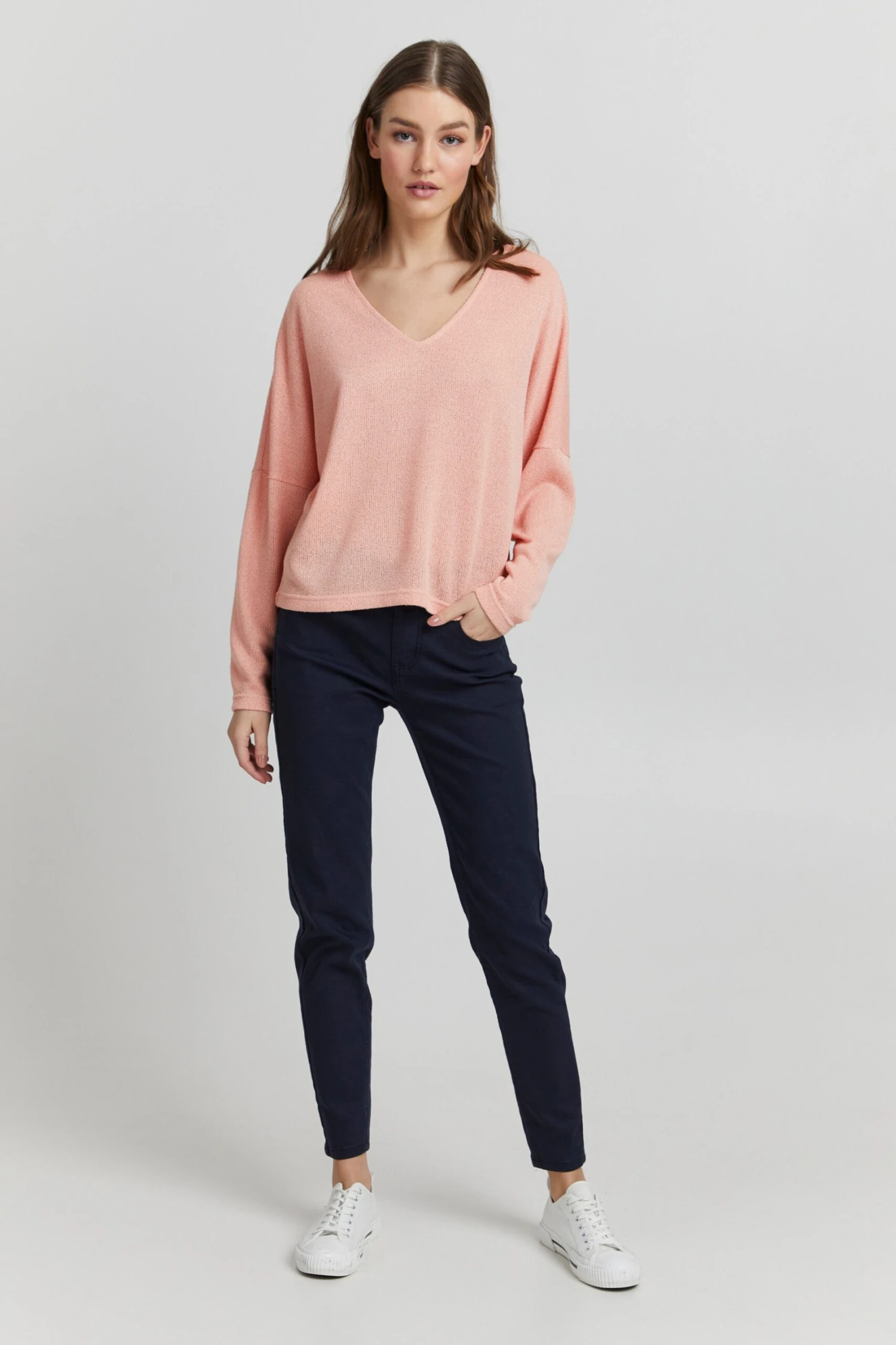 OXMO Basic Pullover Pullover Katla Frauen Rosa 3 OXMO Basic Pullover Pullover Katla Frauen Rosa – Bild 3