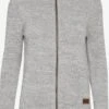 OXMO Strickjacken Strickjacke Phenix Frauen Hellgrau