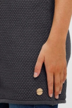 OXMO Westen Weste OXHEIDI Frauen Grau -OXMO Verkaufs-Shop 558feb9ed0b5a4a4a9e2c1ed3b71aa9b