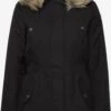 OXMO Winterjacken Winterjacke Maribel Frauen Schwarz